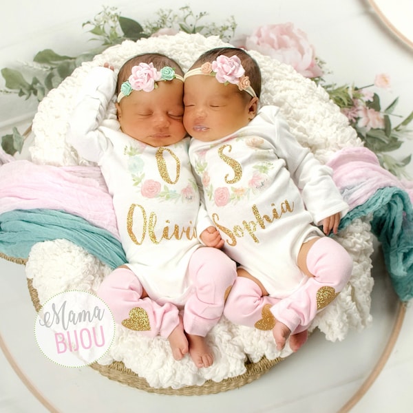 Newborn Twin Outfits - Etsy
