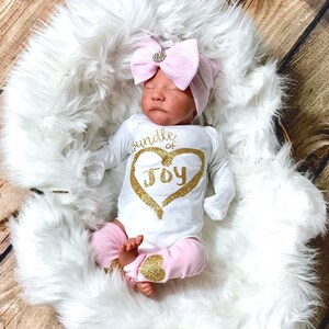 Baby Girl Clothes Newborn, Newborn Girl Take Home Outfit, Newborn Girl Gift, Baby Girl Coming Home Outfit, Newborn Girl Hospital Outfit