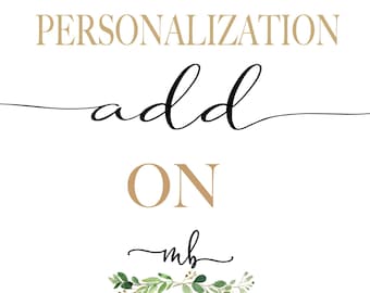 Mama Bijou Personalization Add On