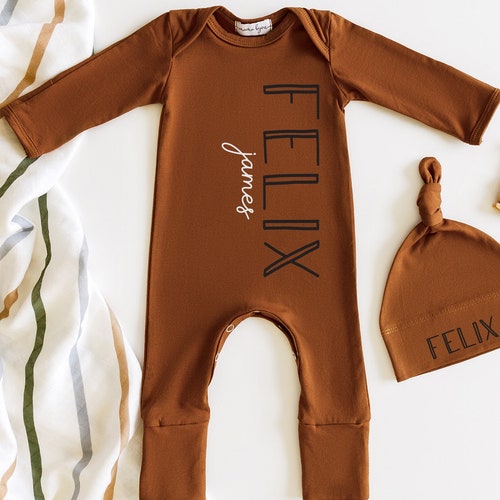 Personalized Baby Gown Baby Boy Coming Home Outfit Newborn - Etsy