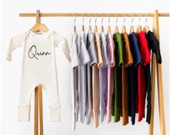 Personalized Newborn Romper Set: Cotton Baby Coming Home Outfit