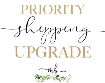 USPS Post Office Shipping Priority Ship 2-3 Business Day Upgrade From First Class - Add To Purchase