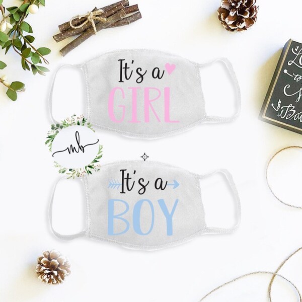 Baby Shower Face Mask Etsy