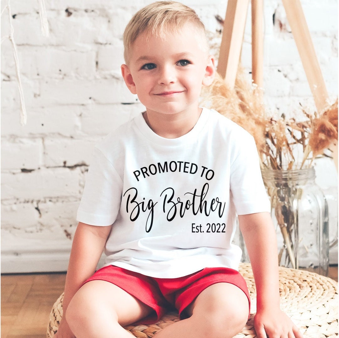 Promoted to Big Brother Shirt, Family Shirt, Brother Announcement Shirt