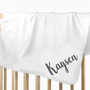 Personalized Baby Boy Blanket: Cotton Swaddling Blanket