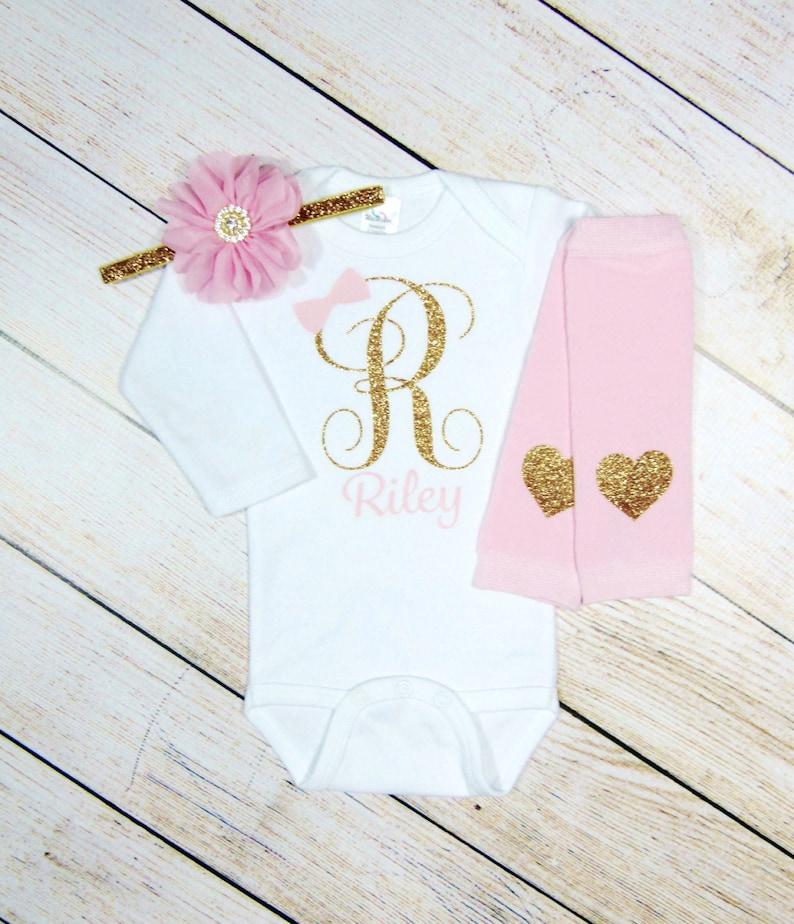 Personalized Baby Girl Clothes Baby Girl Outfits Newborn Etsy
