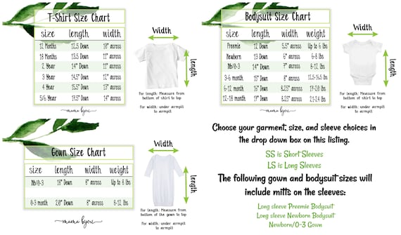 Baby Girl Clothes Size Chart