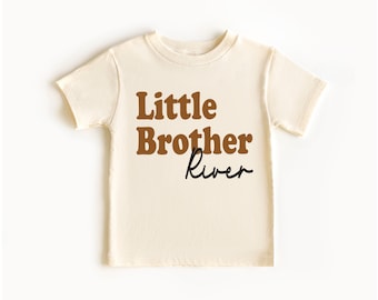 Big Brother Shirt, Little Brother Shirt, Family Matching Tee Shirts - Sibling Tee Shirts, Pregnancy Reveal - Baby, Toddler & Youth Sizes