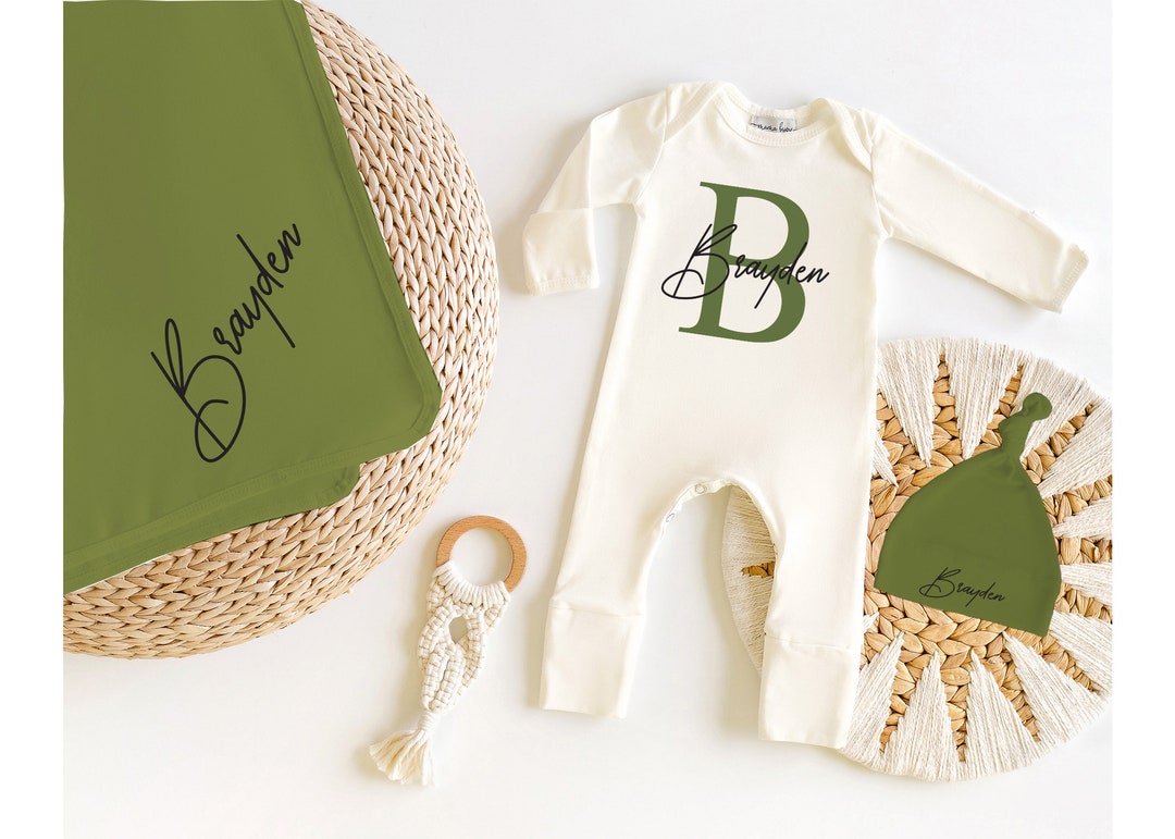 Personalized Newborn Romper Gender Neutral Baby Coming Home Outfit Etsy — free download