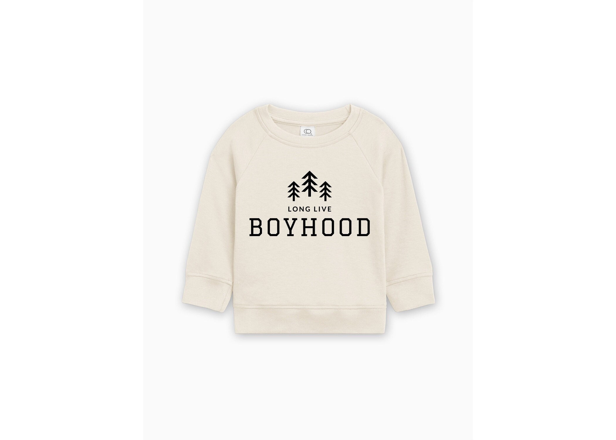 Long Live Boyhood Organic Cotton Lightweight Toddler Sweatshirt