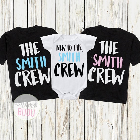 baby arrival shirts for family