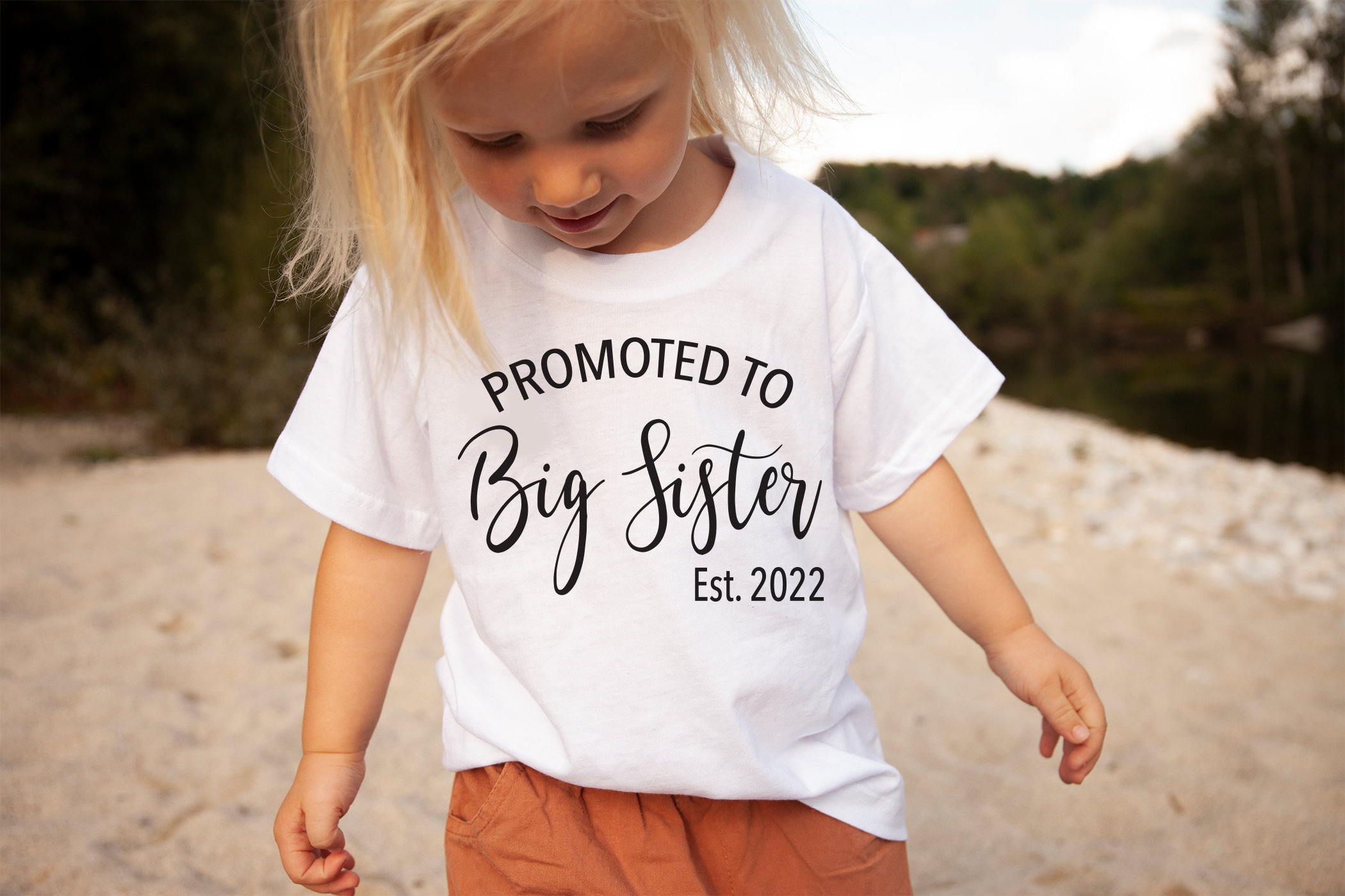 Promoted to Big Sister Shirt: Baby Announcement Tee