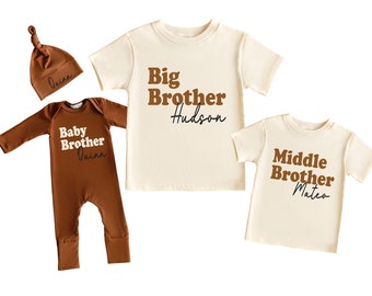 BIG BROTHER Little Brother Outfit Baby Boy Coming Home - Etsy Canada