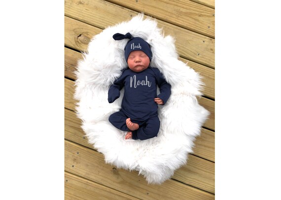 personalized going home outfit for baby boy
