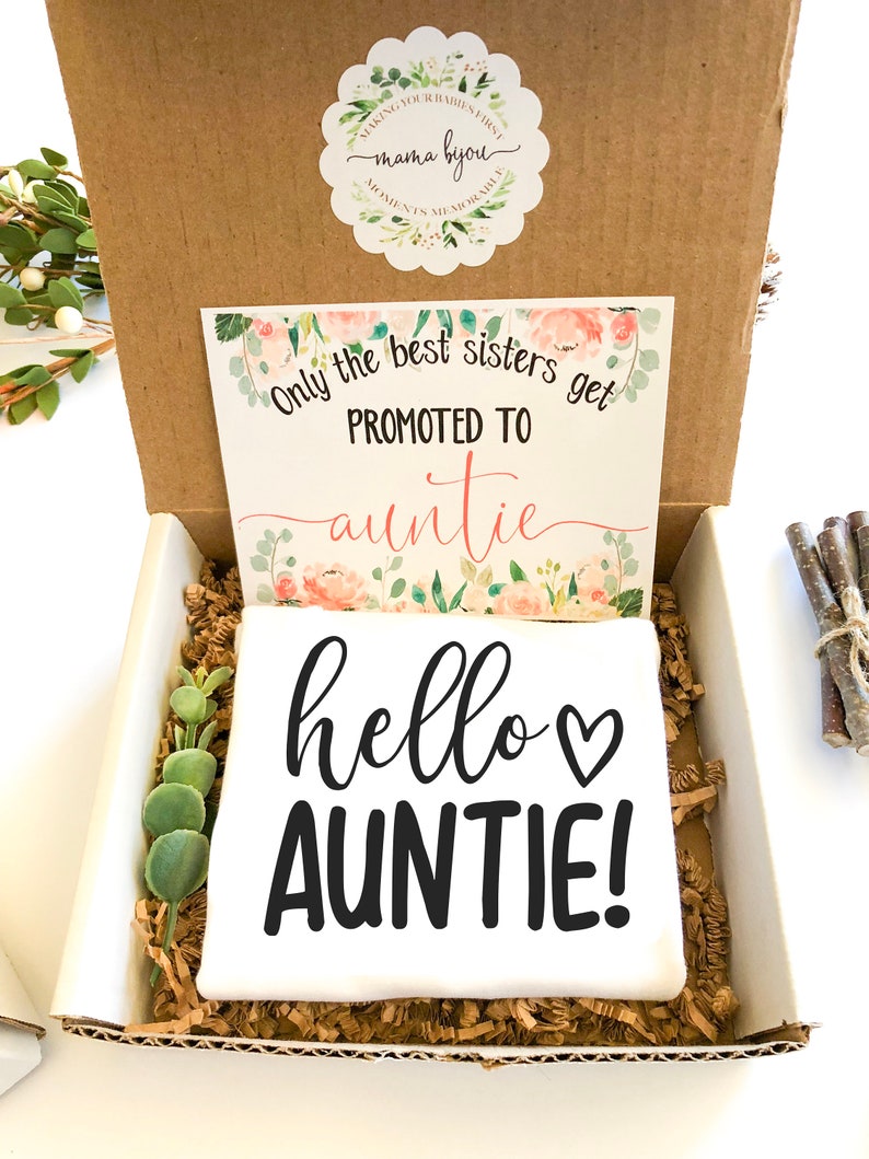 Pregnancy Announcement Aunt Baby Announcement Shirt to Auntie Etsy