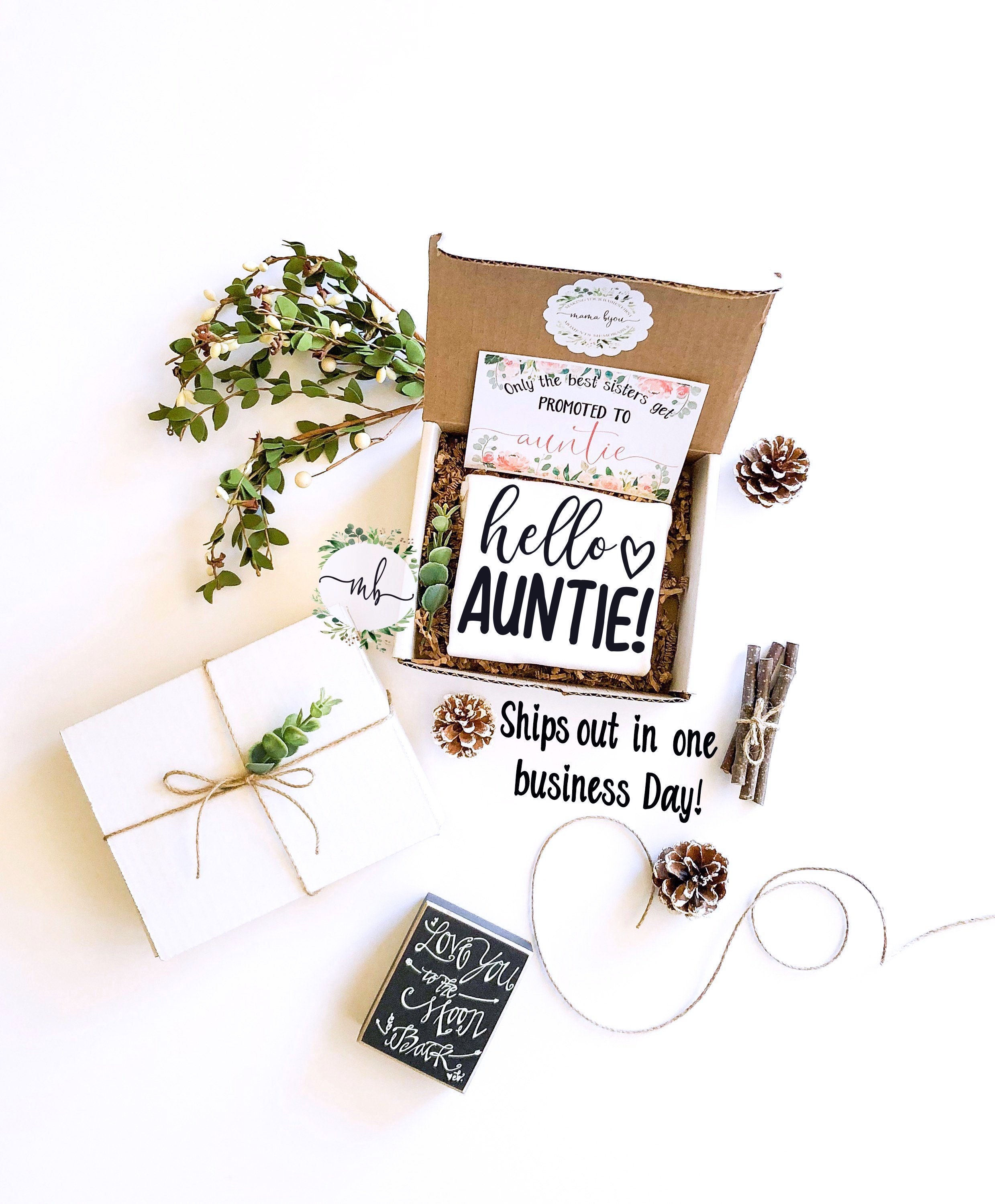 Pregnancy Announcement Aunt Baby Announcement Shirt to Auntie Etsy