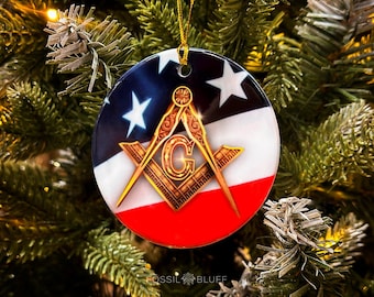Amerikaans vrijmetselaarskerstornament
