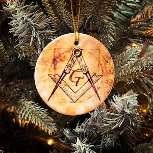Vitruvian Mason Christmas Ornament