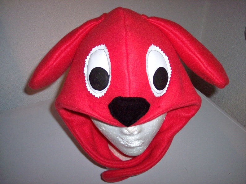 Clifford Kids and adult hat The big red dog hat Halloween Etsy
