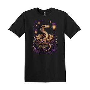 Magical Banana Ball Python T-Shirt: Customizable 100% Cotton Tee