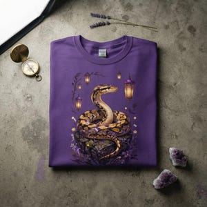 Banana Ball Python T-Shirt, Customizable Cotton Tee with Personalization
