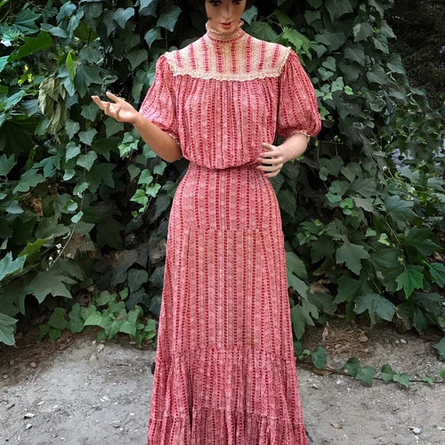 Victorian Tea Dress Edwardian Prairie Dress GIBSON Girl - Etsy