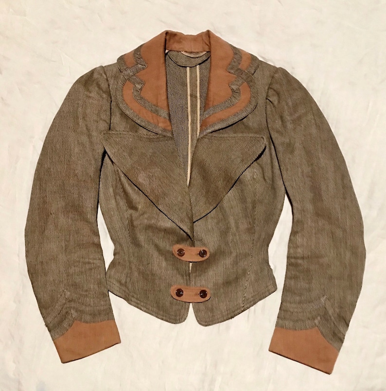 VICTORIAN Jacket 1800s Ladies Wool COAT STEAMPUNK Etsy