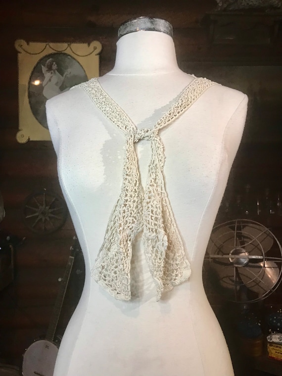 Antique Irish LACE Collar - image 2