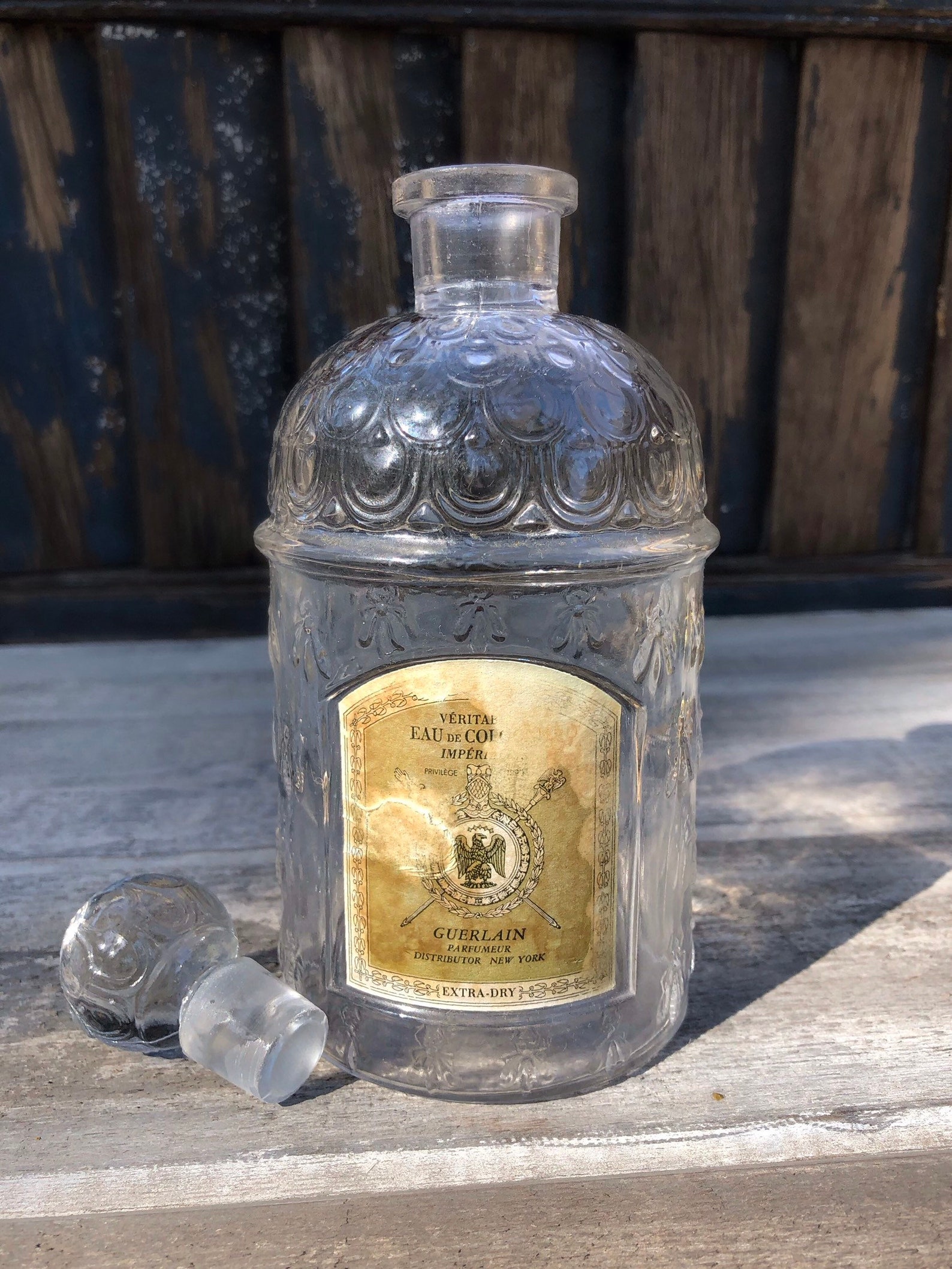 Vintage GUERLAIN Bee Bottle Made in France Antique Bottle Etsy