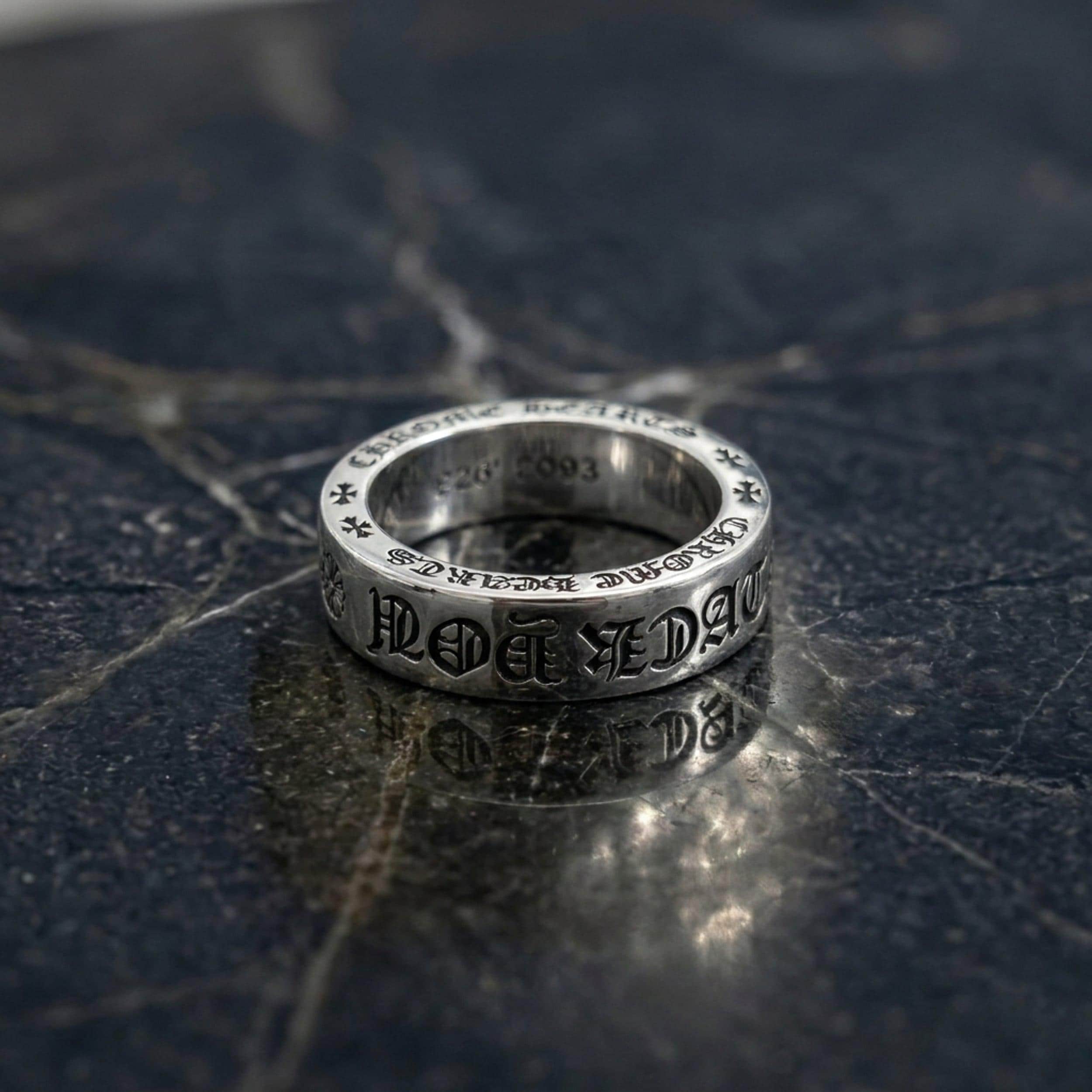Chrome Hearts Ring Forever - Etsy