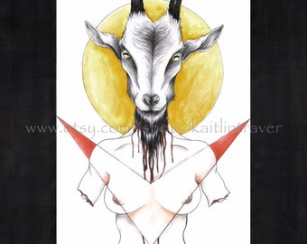 Baphomet - Art Print 11x14