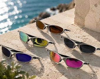 Солнцезащитные очки Oakley Juliet X Metal Plasma Iridium Silver