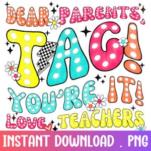 Beste ouders, tag You're It, png
