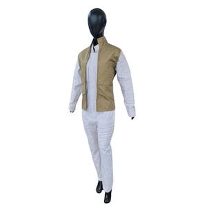 Luke Skywalker Hoth Cosplay-kostym, Star Wars Rebel Commander-kostym, Echo Base-köldväderskostym och vadderad väst, Empire Strikes Back-utrustning