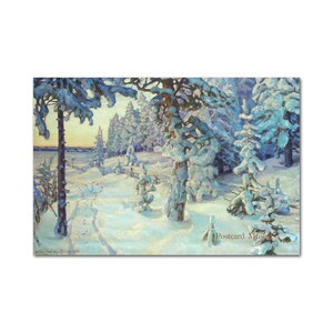 Impresión de póster en papel con imagen antigua de "Sueño de invierno" de Vasnetsov