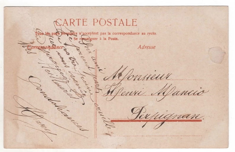 Carte postale ancienne photo danseuse burlesque dominatrice avec un fouet image 3