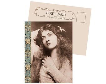 Belle Epoque Actress Maude Fealy New Vintage Image Postcard