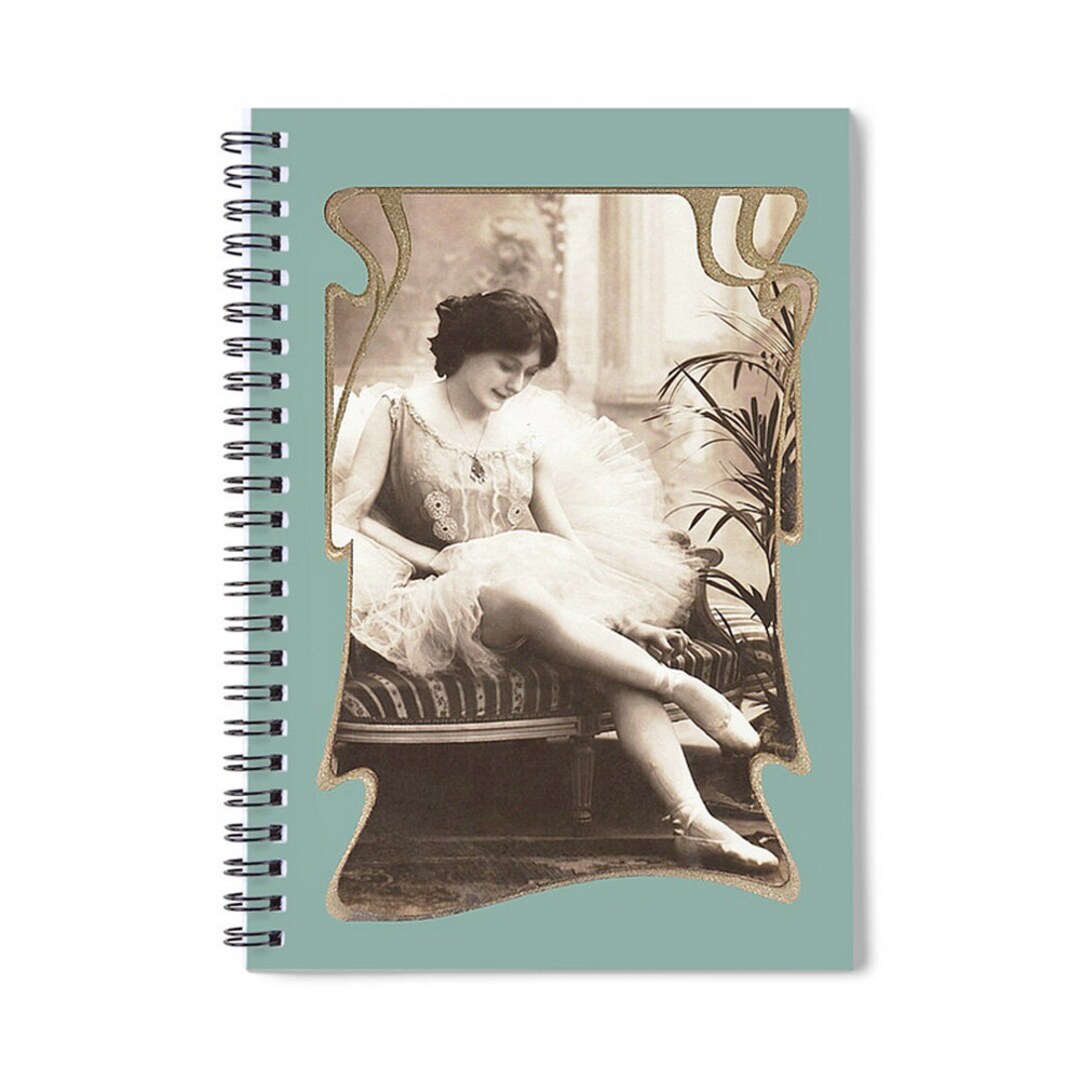 Edwardian Ballerina Vintage Photo Image Custom Notebook Journal - Etsy