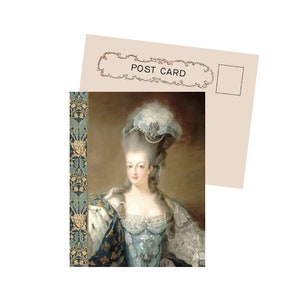 French Queen Marie Antoinette New Antique Image Postcard