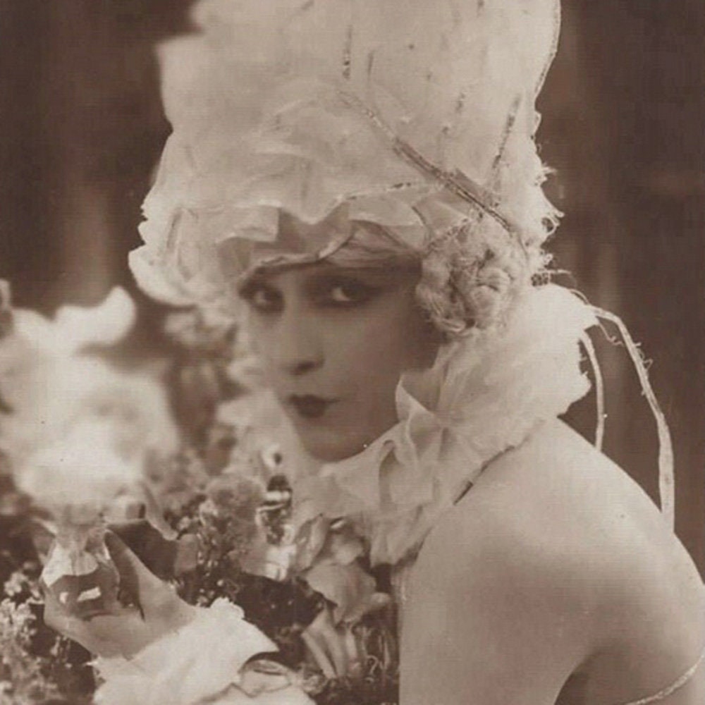 Actress Lily Damita Original Antique Photo Postcard