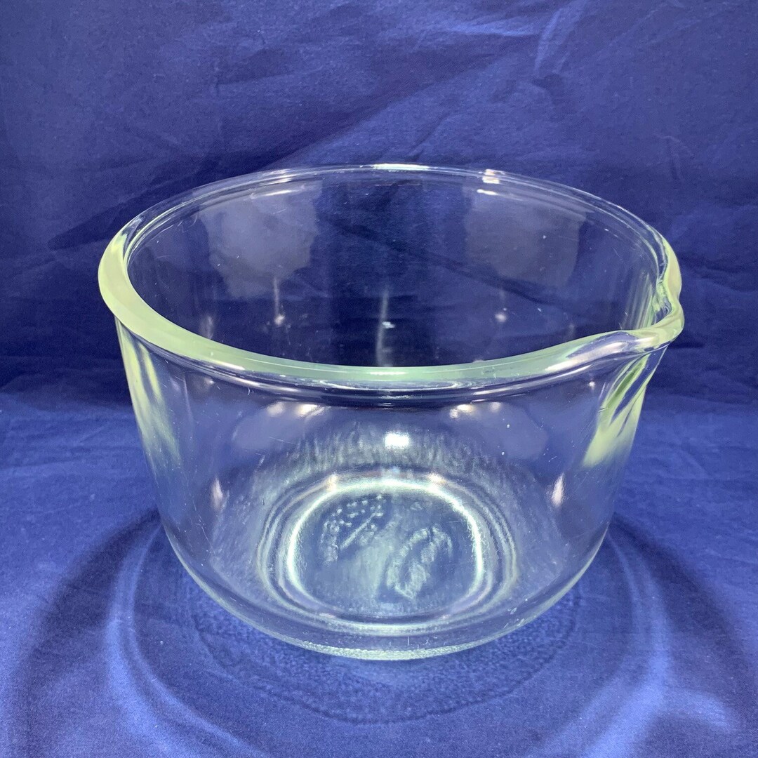 Vintage Clear Glass Fire King Small Batter Bowl Made for Etsy