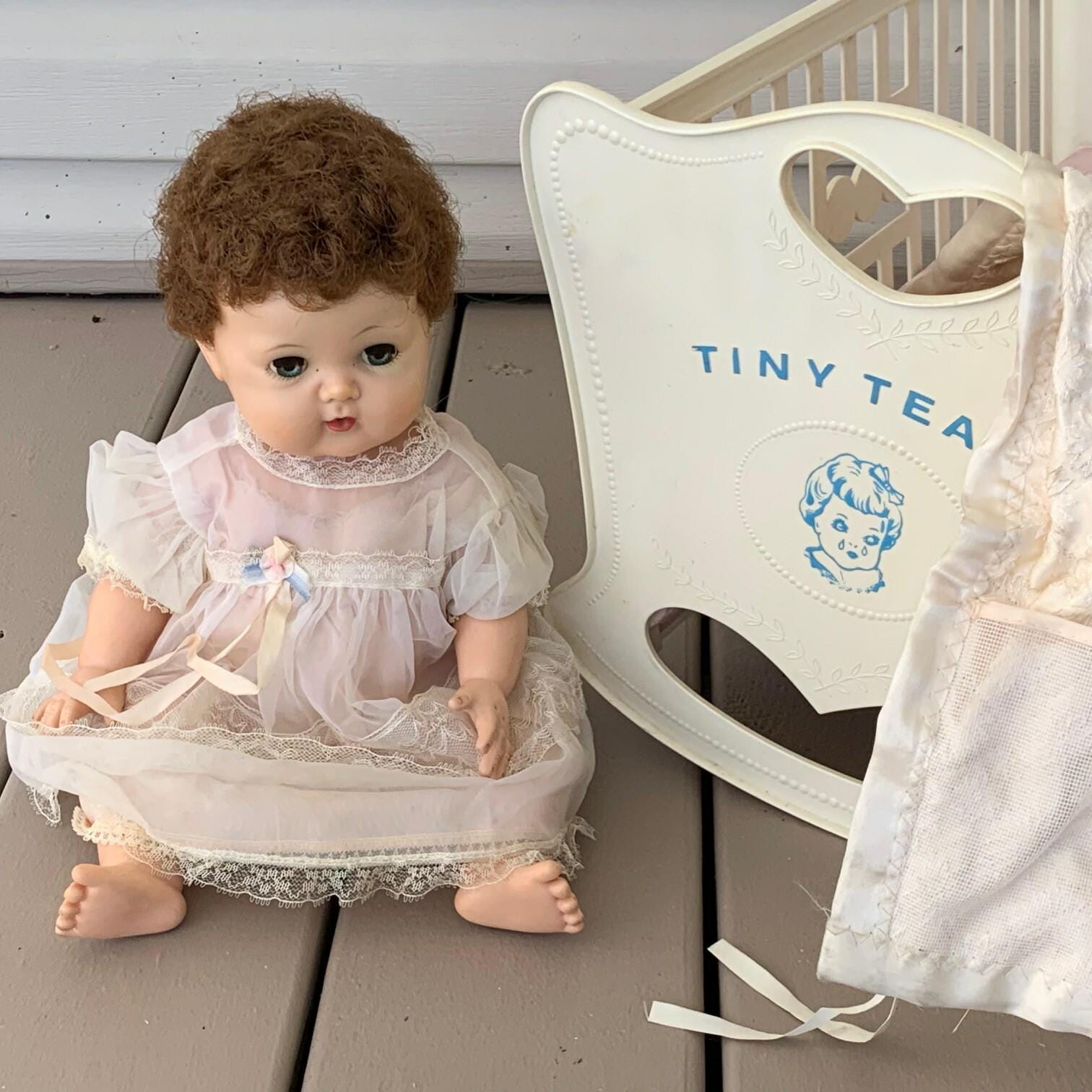 American Character Doll Tiny Tears Doll 1960s Vintage 1959 Tiny
