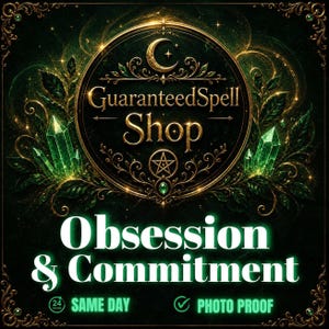 Love Spell for Obsession & Commitment, Powerful Binding love spell for Stubborn Target | Make Them Commit | Same Day cast