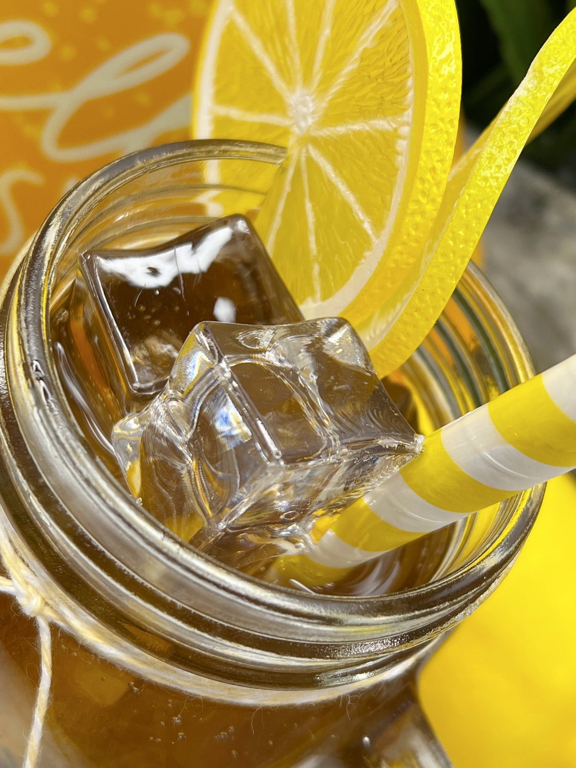 Fake Iced Tea Fake Drinks Summer Drinks Summer Decor Craft Etsy