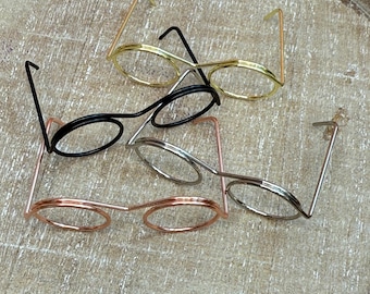 Fake Mini Eyeglasses (2 SIZES AVAILABLE) *** Fruit Friend Glasses, Desk Buddy Glasses, Marshmallow Friend Glasses, Crafting Eyeglasses *5