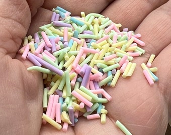 10g bag * Fake Easter Sprinkles, Fake Pastel Sprinkles, Easter Jimmies, Easter Funfetti, Fake Sprinkle, Fake Candy, Easter Candy,