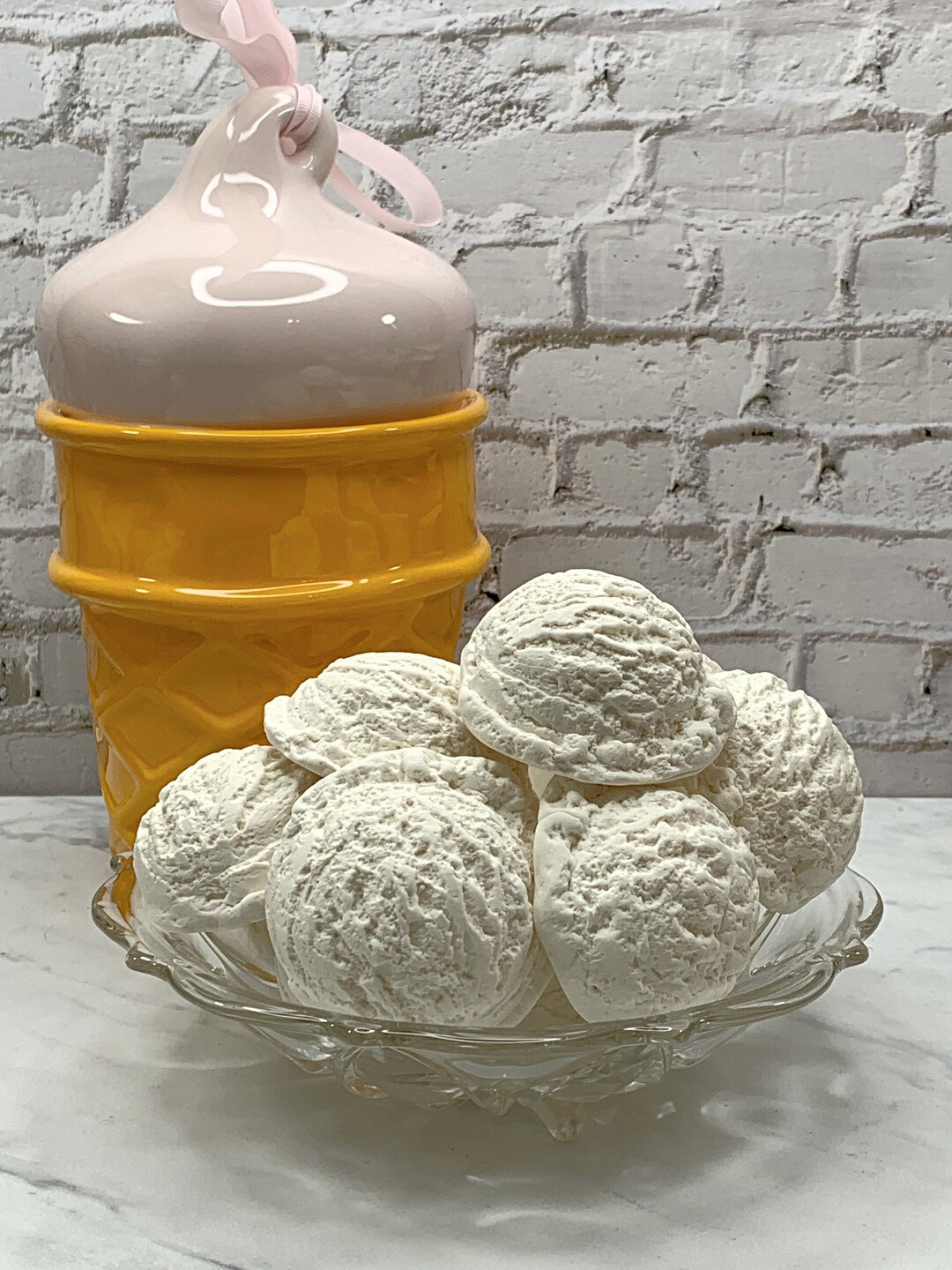 Fake Ice Cream Scoop Faux Ice Cream Scoop, Fake Ice Cream Cone Topper