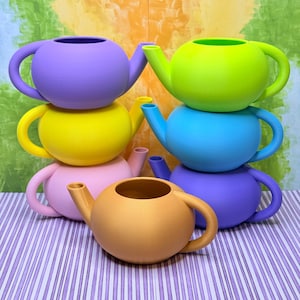 3D Teapot # Faux Teapot, Christmas Teapot, I'm A Little TeaPot, Cocoa, Chocolate Drink