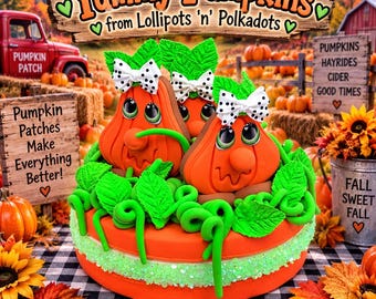 Fake Pumpkin Patch ** Patch of Friend, Halloween Fun, Fake Sweet, Halloween Cookies, Mini Pumpkins, Fake Gourmet Treat, Desk Buddy