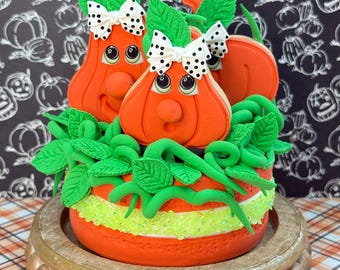 Fake Pumpkin Patch ** Patch of Friend, Halloween Fun, Fake Sweet, Halloween Cookies, Mini Pumpkins, Fake Gourmet Treat, Desk Buddy, *1